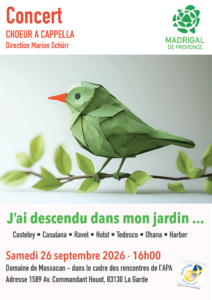 J-ai descendu dans mon jardin-26.09.2026